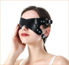 Preiswerte Augenmaske mit Doppelbänder für BDSM